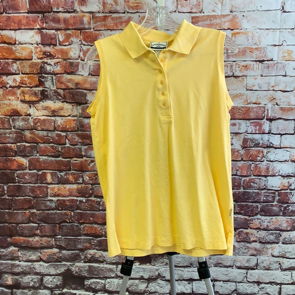 Outer Banks Yellow Tank Top Polo
